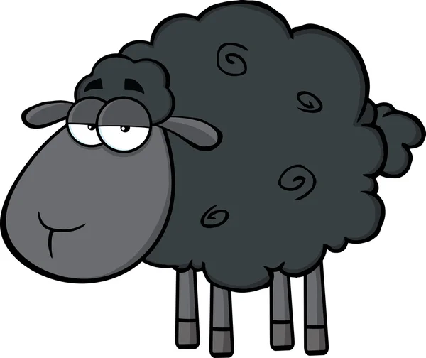 Sheep Cartoon Mascot Character. — Stock Vector