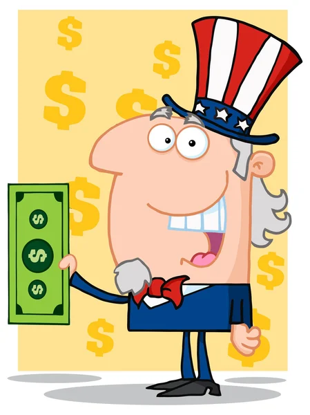 Uncle Sam character — Stock Vector