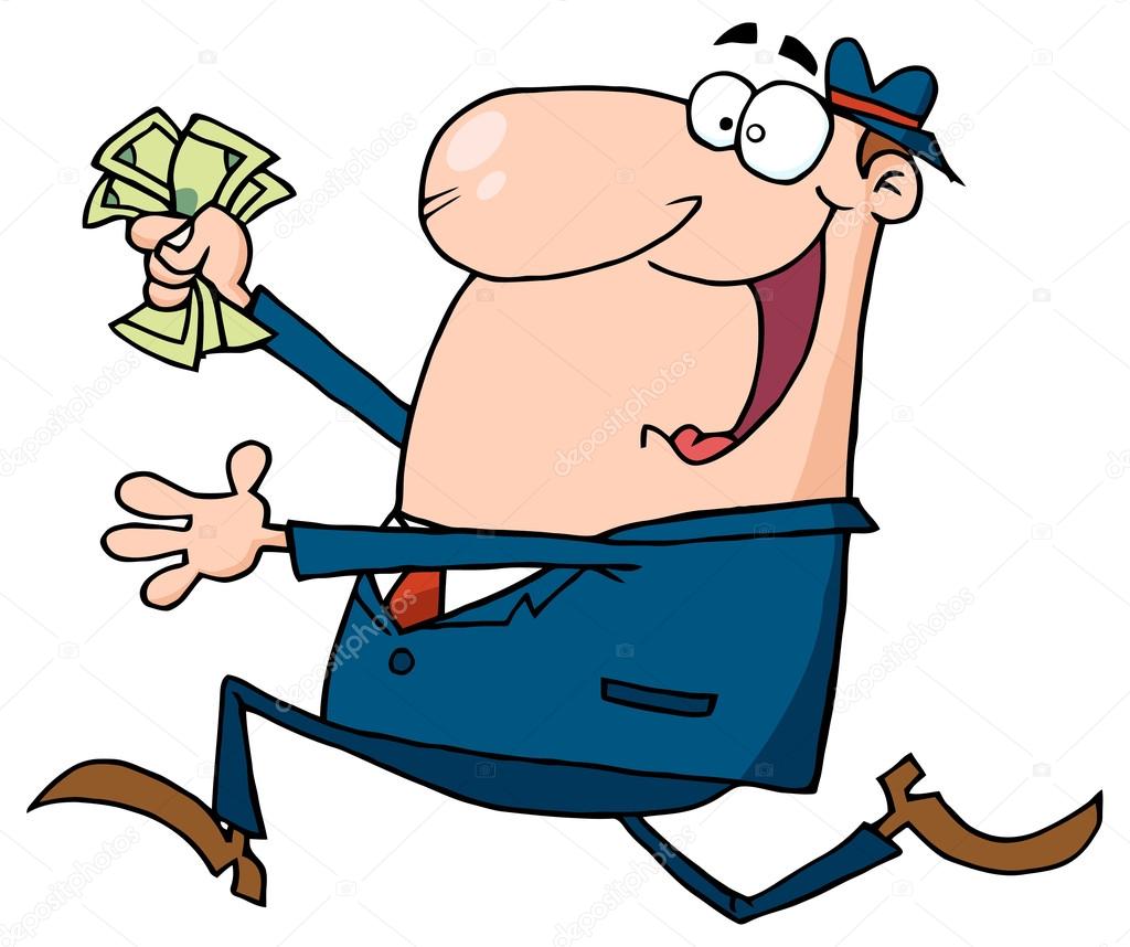 Happy man with money Stock Vector Image by ©HitToon #61081553 Happy man with money Stock Vector Image by ©HitToon #61081553