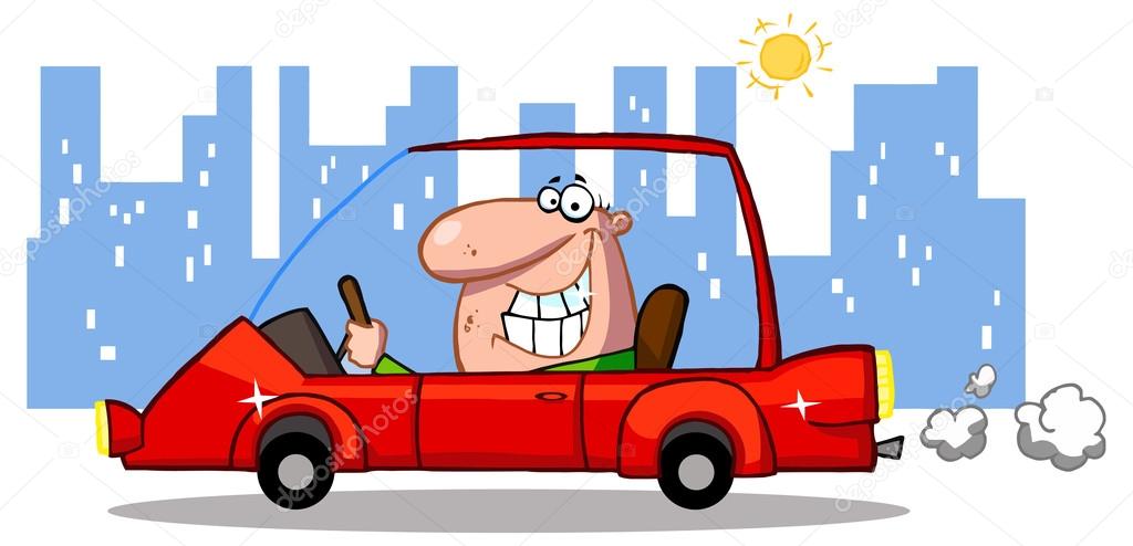 Cartoon Man Driving Car Stock Vector Image by ©HitToon #61081843 Cartoon Man Driving Car Stock Vector Image by ©HitToon #61081843