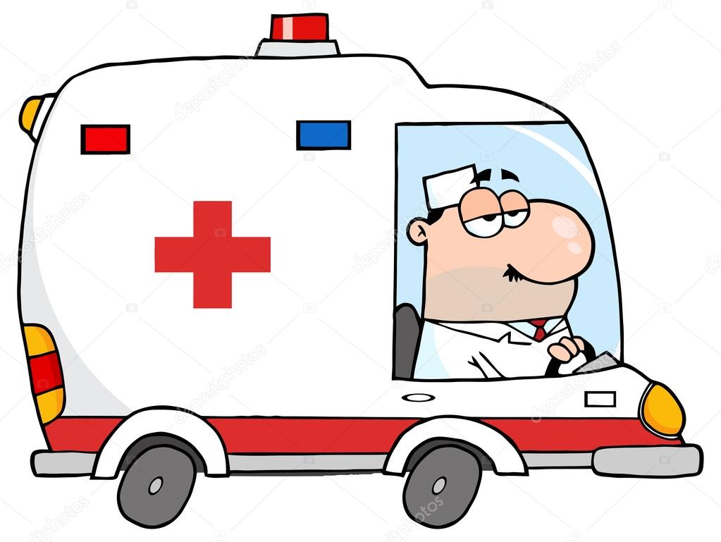 Cartoon Doctor and Ambulance Stock Vector Image by ©HitToon #61082105