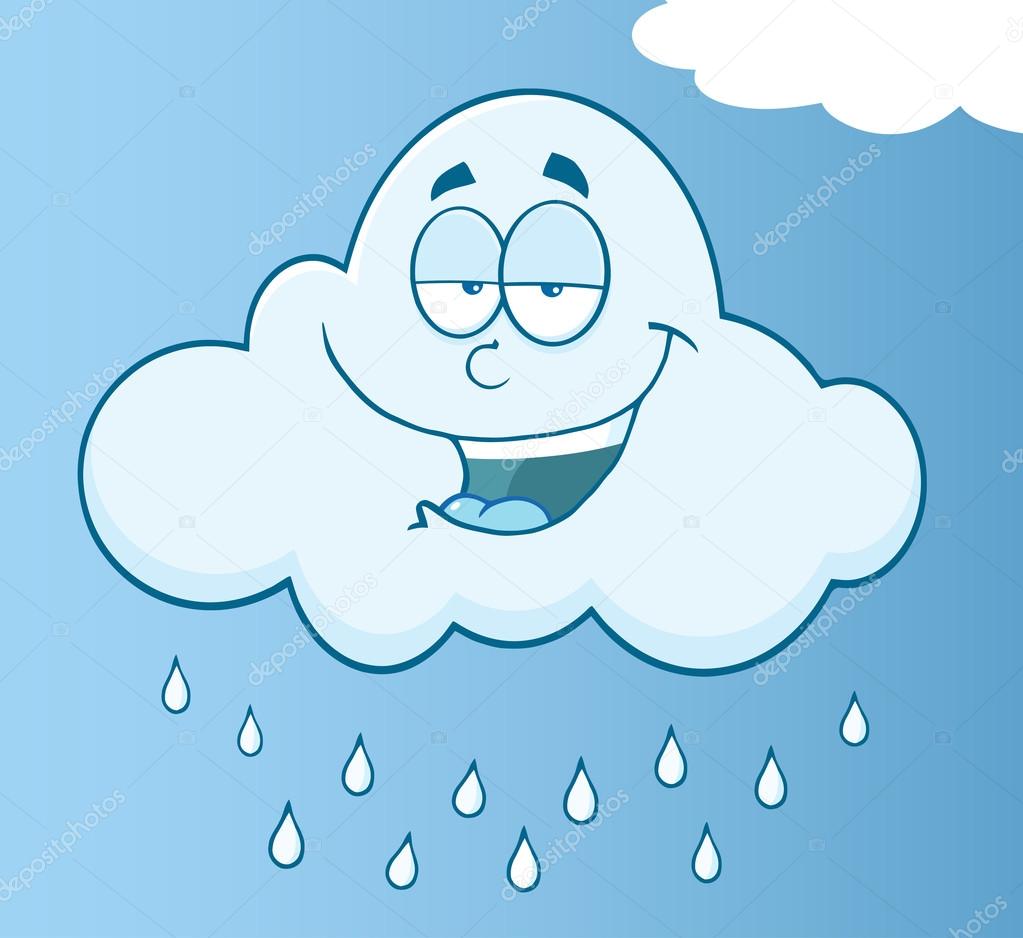 Happy Raining Cloud Stock Vector Image by ©HitToon #61083575 Happy Raining Cloud Stock Vector Image by ©HitToon #61083575