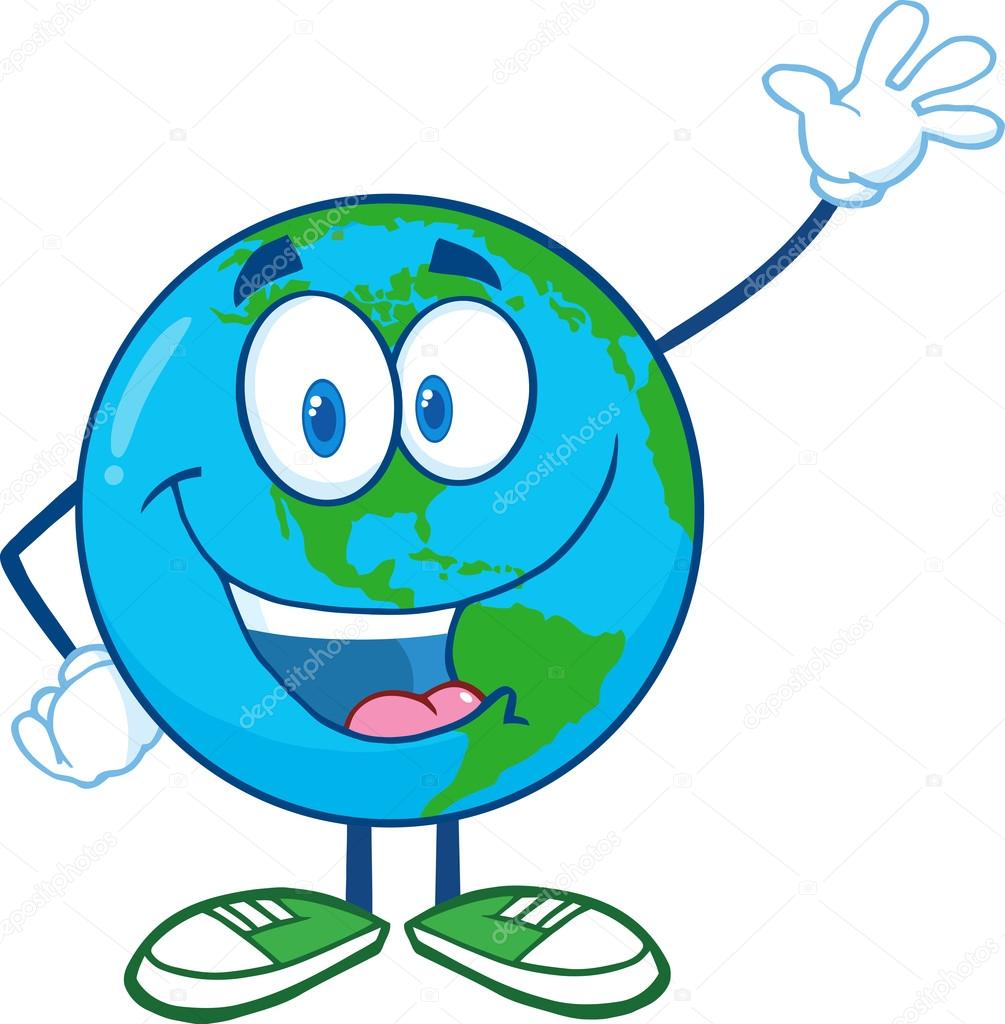 Earth Cartoon Character Stock Vector Image by ©HitToon #61083611