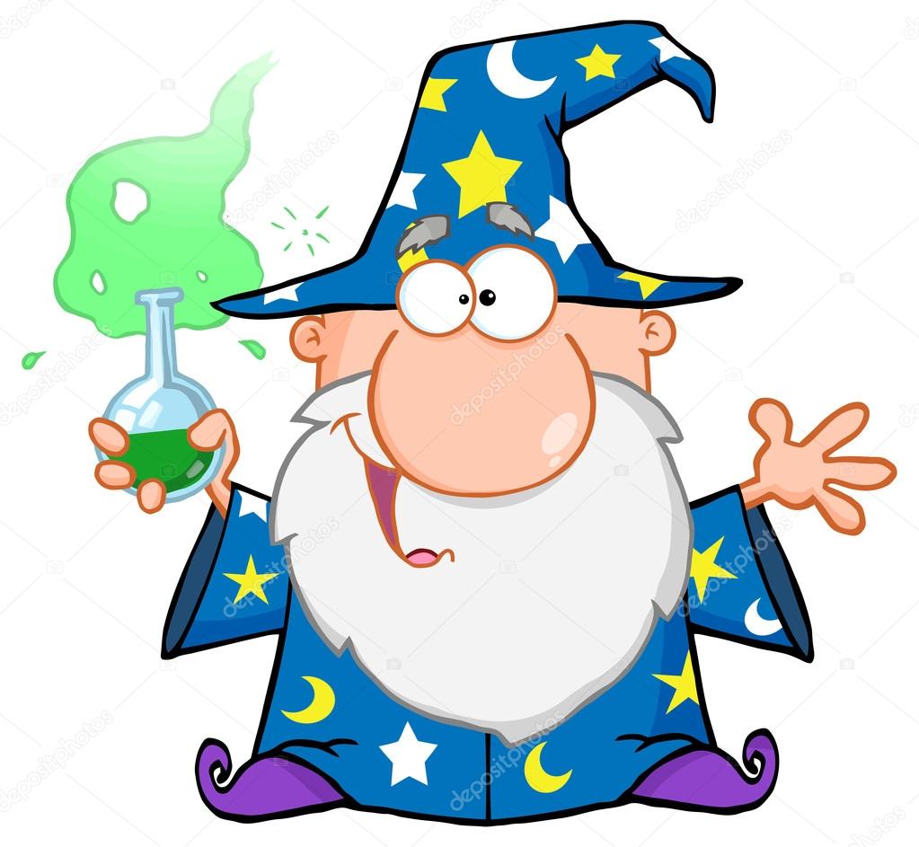 Wizard with A Magic Potion