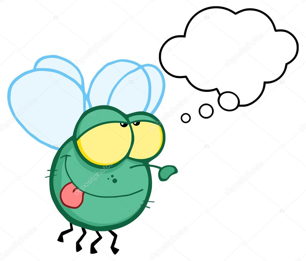 Нарисовать смешную муху