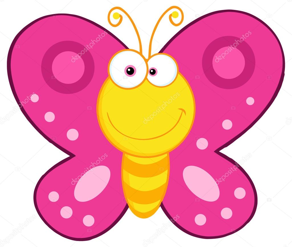 Butterfly Cartoon Character