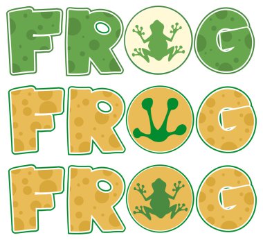 Kurbağa baskı seti