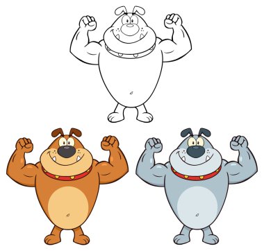 çizgi film bulldog karakteri