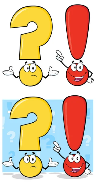 Question and Exclamation Mark — Stock Vector