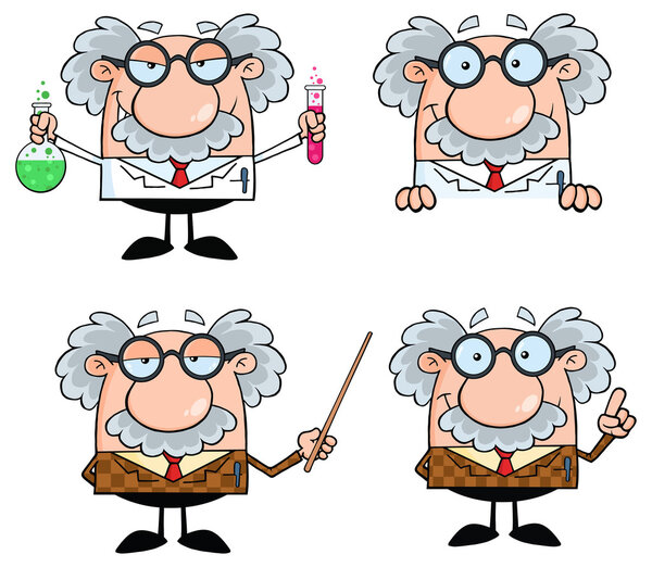 Персонаж мультфильма Профессор
