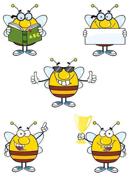 Мультяшная пчела
