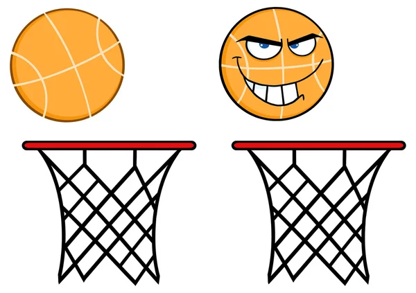Basketball ball set — Stock Vector