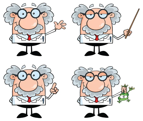 Cartoon professor karakter — Stockvector