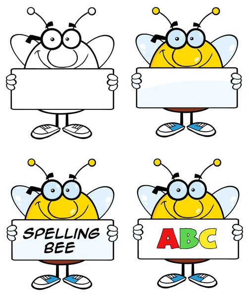 Cartoon schattig bee — Stockvector