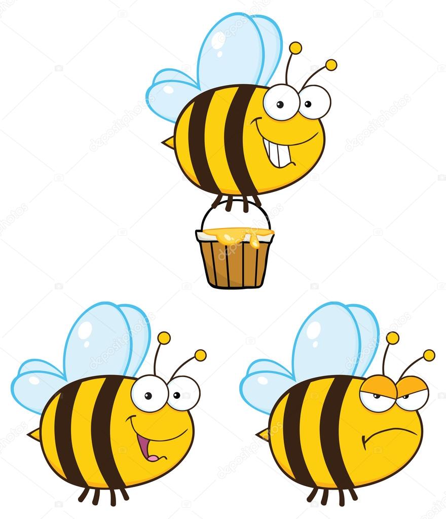 Cartoon bee Character
