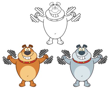 çizgi film bulldog karakteri