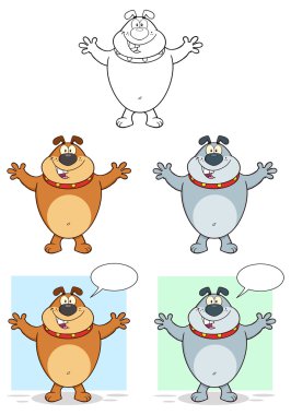 çizgi film bulldog karakteri