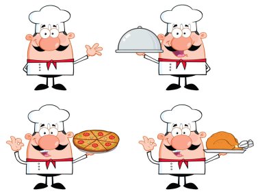 Baker, aşçı ve garson seti