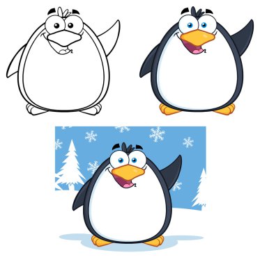 Penguen karakter kümesi
