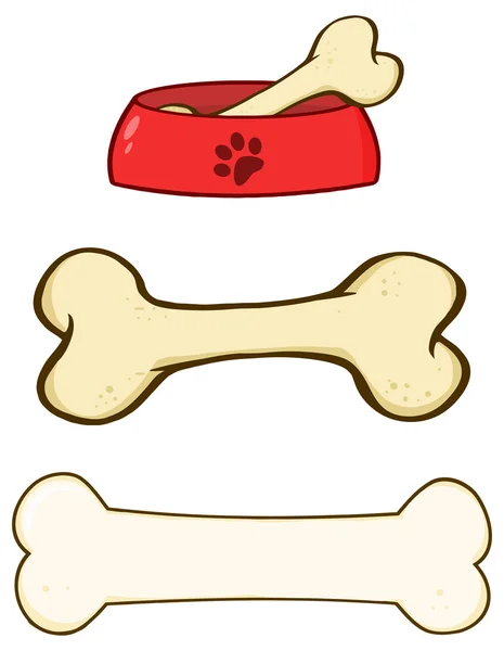 Cartoon Dog Bone — Stock Vector