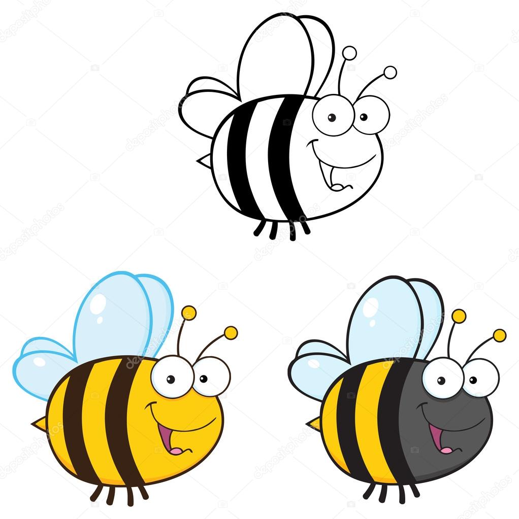 Cartoon bee Character