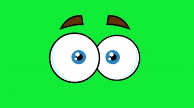 Komik Çizgi Film Karakteri Yan Bakış