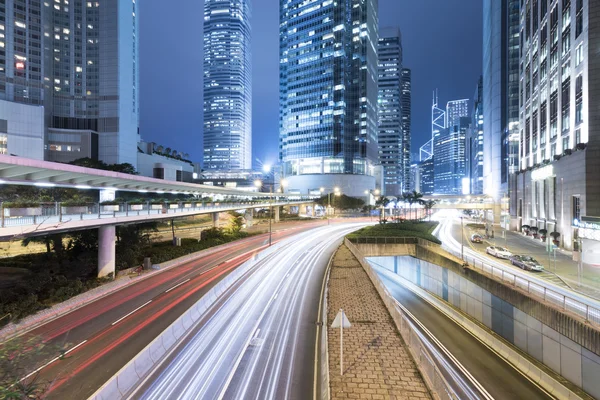 Notte dinamica della città — Foto Stock