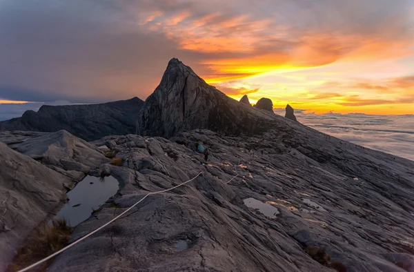 Mount Kinabalu sunrise — Stock Photo, Image