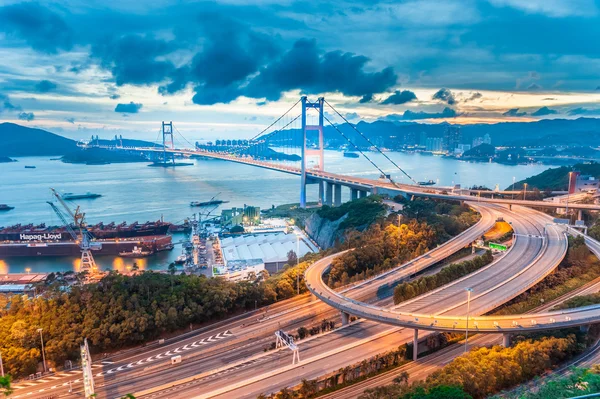 Tsing Ma Bridge — Stock Photo, Image