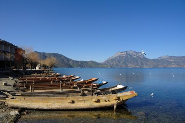 Yunnan gölde Lugu