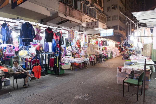Mercado nocturno de Hong Kong —  Fotos de Stock