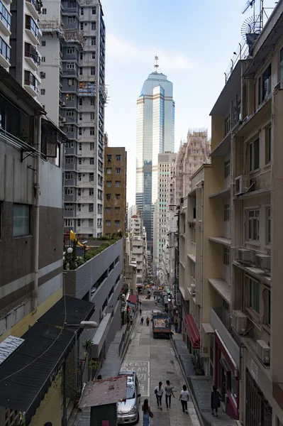 Переполненный Гонконг — стоковое фото
