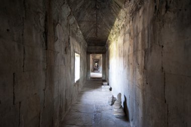 Angkor Wat corridor clipart
