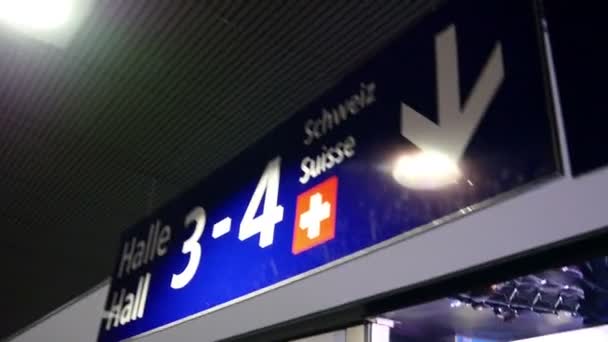 フランスのスイス国境 — ストック動画