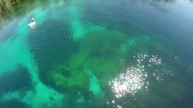 Sualtı görünümünü tuhaf: Azmak Nehri