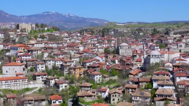 Tradiční vesnice Anatolian Safranbolu — Stock video