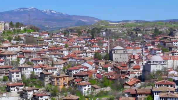 Tradiční vesnice Anatolian Safranbolu — Stock video