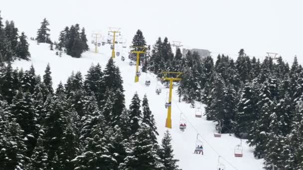 Centro de deportes de invierno — Vídeos de Stock