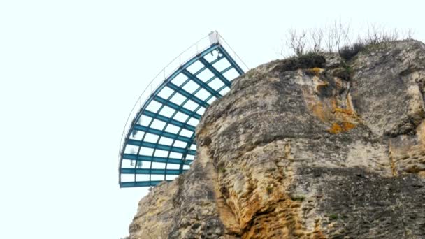 Terrasse en cristal au canyon Incekaya — Video