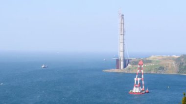 Istanbul üçüncü köprü inşaatı 