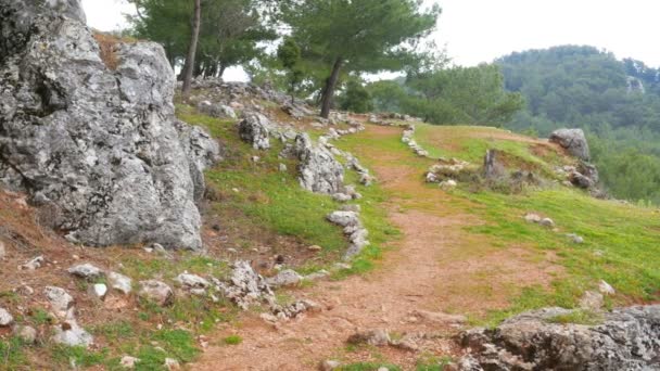 Lycian carretera en Turquía — Vídeo de stock