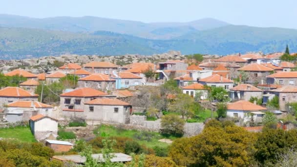 Traditional stone houses in Turkey — Stock Video