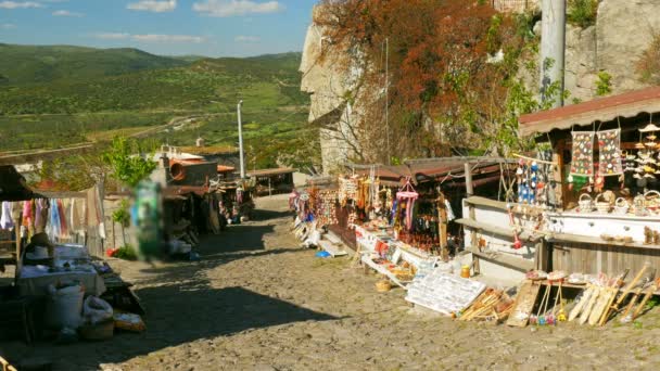 Casas tradicionales turcas de piedra — Vídeos de Stock