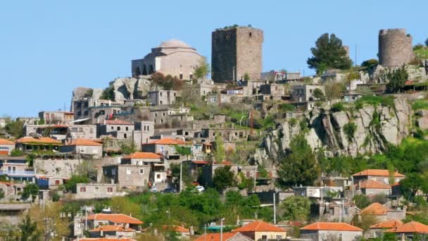 Casas de piedra tradicionales en Turquía — Vídeo de stock