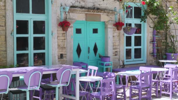 Restaurante vazio em Foca — Vídeo de Stock