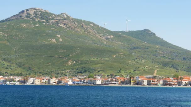 Schöner strand in yeni foca — Stockvideo