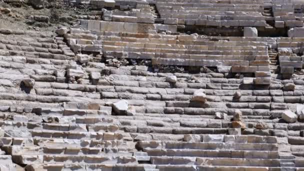 Knidos anfiteatro em Datca — Vídeo de Stock