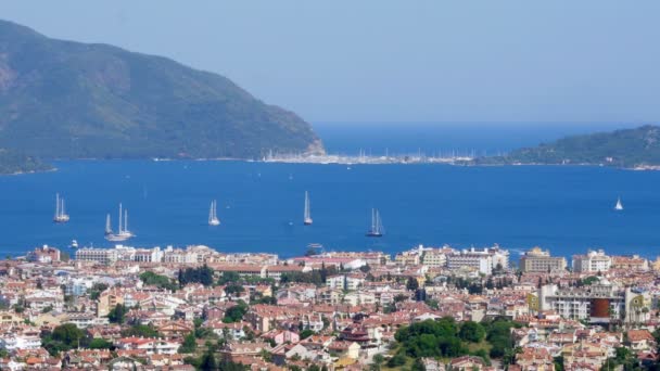 Destino de viaje de verano en Turquía — Vídeo de stock