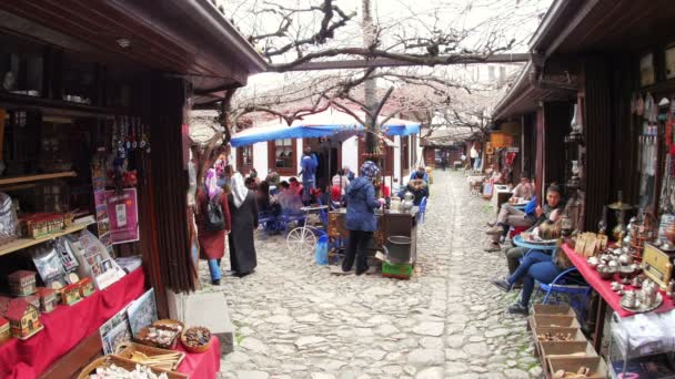 Traditionele Ottomaanse marktplaats — Stockvideo