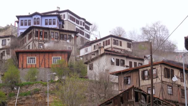 Traditionelles osmanisches anatolisches Dorf — Stockvideo